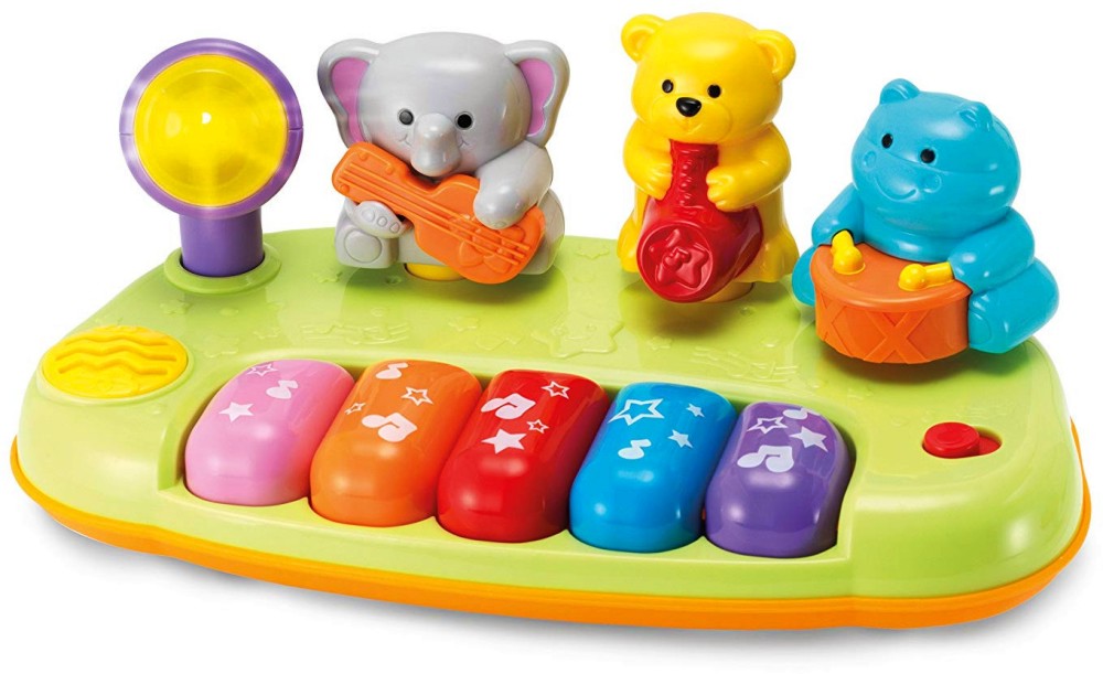 Пиано - Бандата на джунглата - Бебешка музикална играчка - играчка