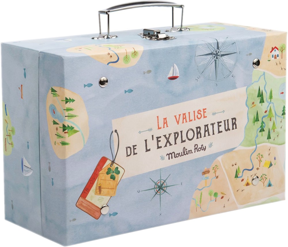 Изследователски комплект в куфарче Moulin Roty Изследователски комплект в куфарче Moulin Roty - образователен комплект