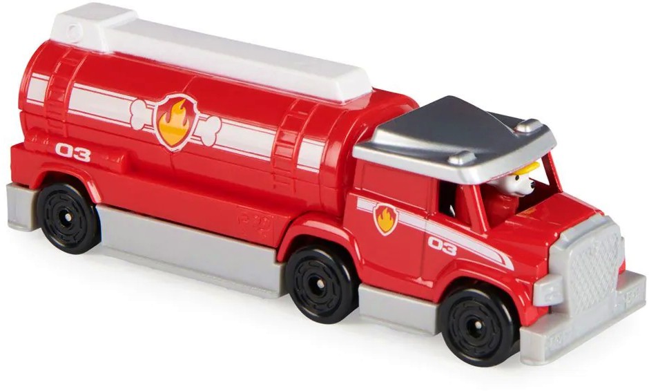 Метална количка Spin Master - Камионът на Маршъл - С  мащаб 1:55 на тема Пес патрул - играчка