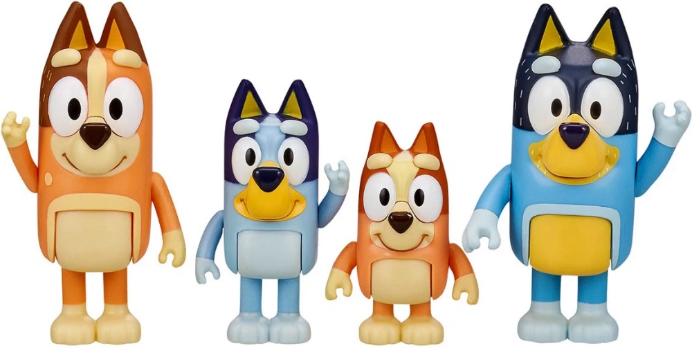 Фигурки на Блуи и семейство - Moose Toys Фигурки на Блуи и семейство - Moose Toys - На тема Bluey - фигури