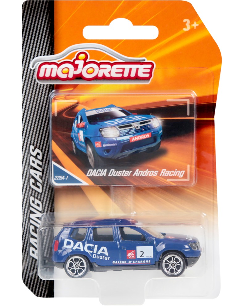   Majorette Dacia Duster Andros Racing -       Racing Cars - 