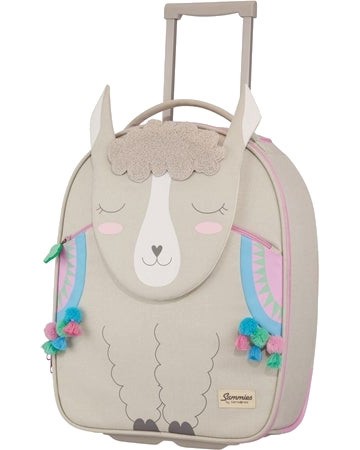 Детски куфар на колелца - Лама - От серията "Happy Sammies" - продукт
