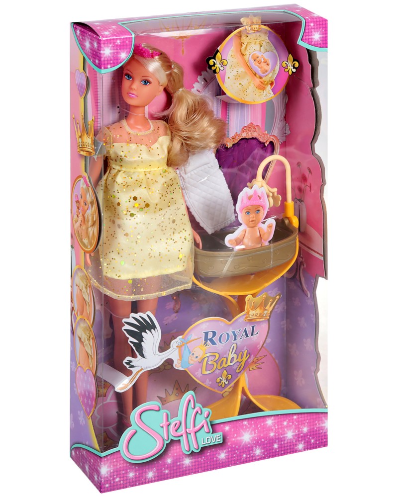 Бременна кукла принцеса Стефи Лав - Simba - От серията Steffi Love - кукла