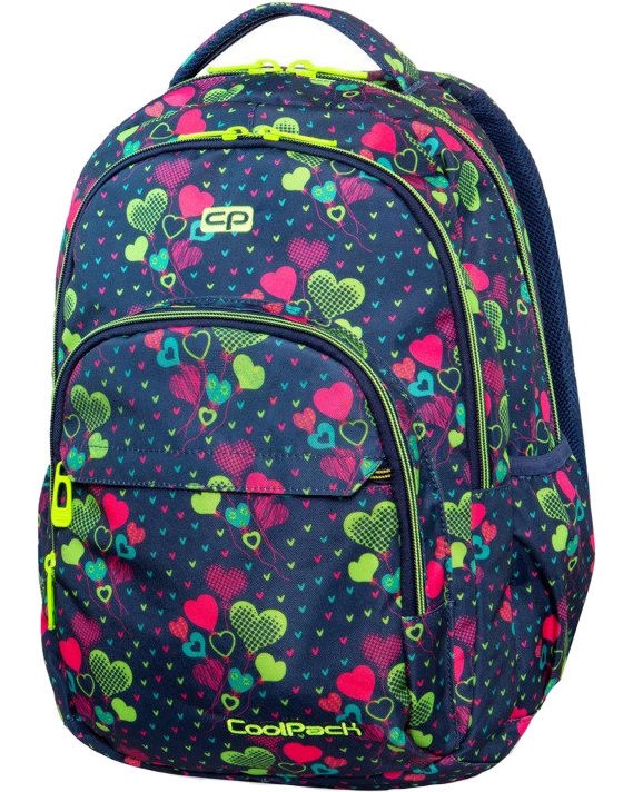   Cool Pack Basic Plus  -   Lime Hearts - 
