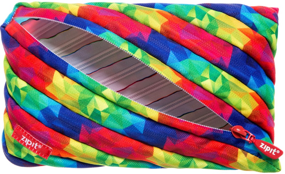 Ученически несесер Zipit Kaleidoscope Ученически несесер Zipit Kaleidoscope - От серията "Fresh Colorz" - несесер