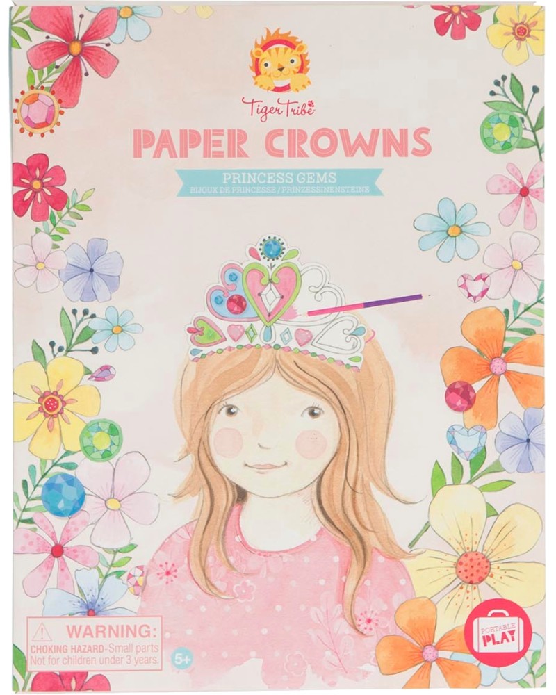 Направи сама тиари от хартия Направи сама тиари от хартия - Творчески комплект от серията "Tiger Tribe" - творчески комплект