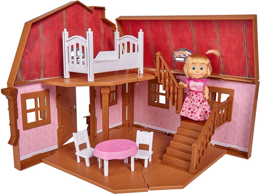 Двуетажна къща - Маша и Мечока - Детска играчка - играчка
