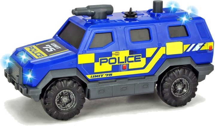 Полицейски джип Dickie - Специални части - Със звук и светлина от серията SOS - количка