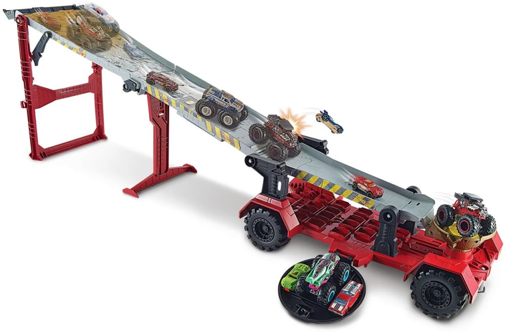     Mattel Downhill Race & Go -  2    Hot Wheels: Monster Trucks - 