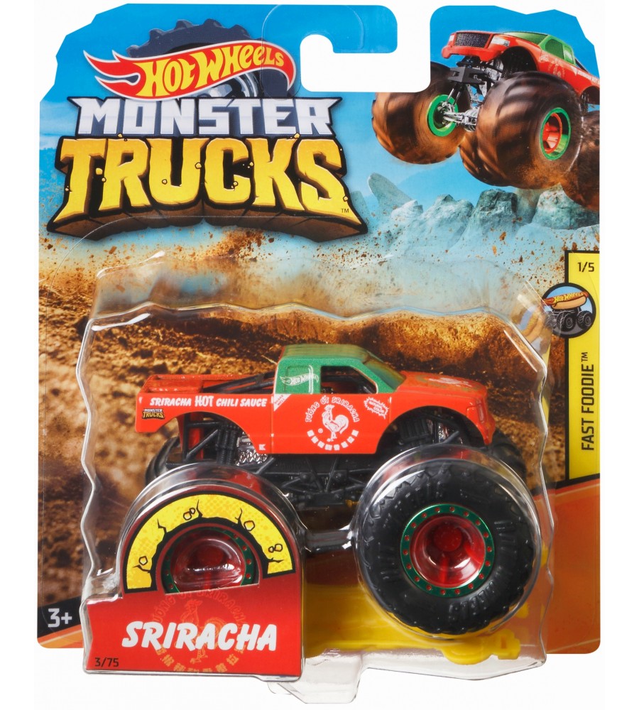   Mattel - Spiracha -   Hot Wheels: Monster Trucks - 