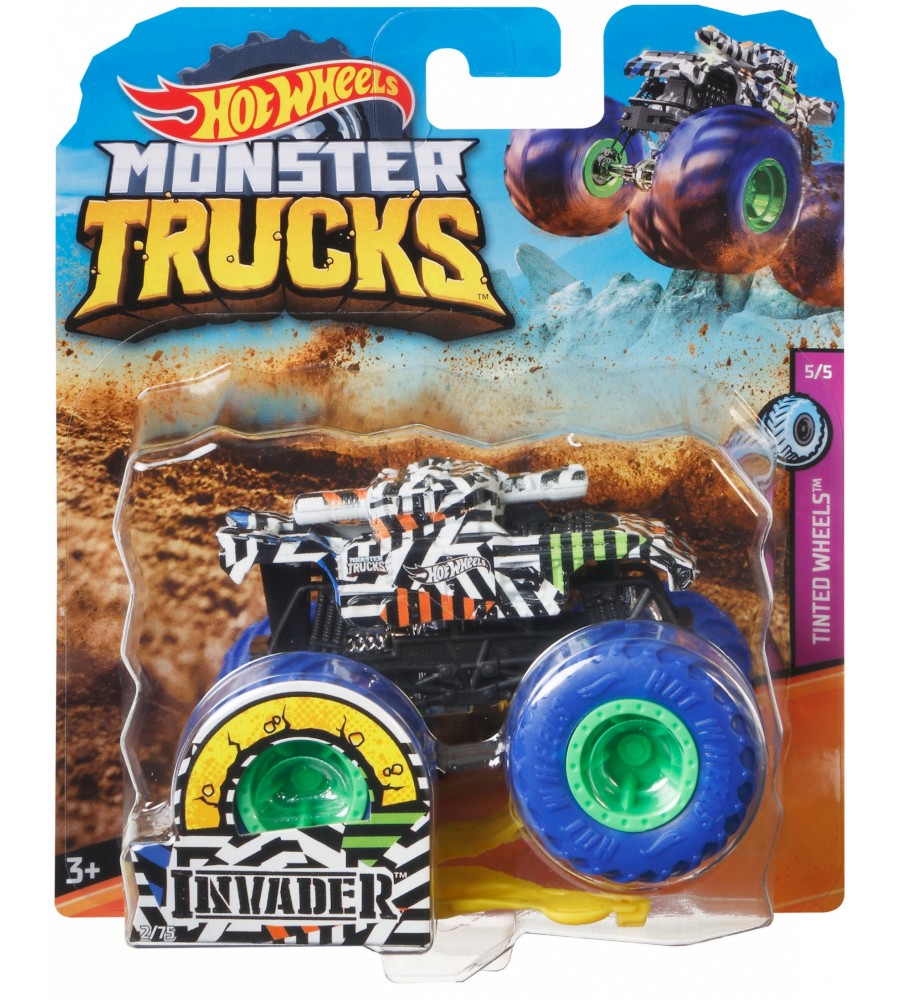   Mattel - Invader -   Hot Wheels: Monster Trucks - 