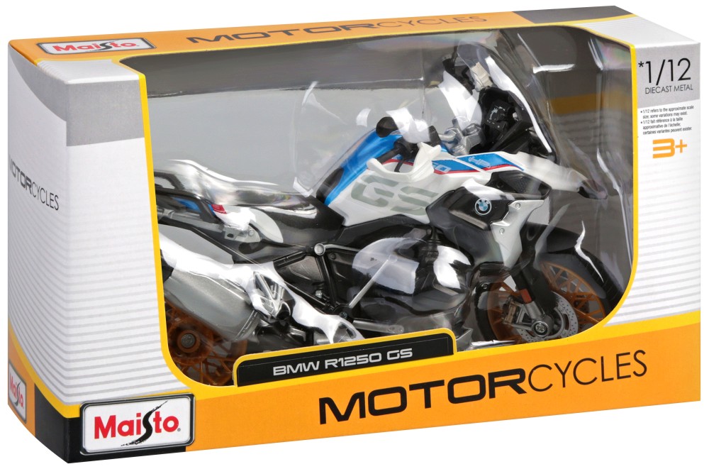 Метален мотор BMW R1250 GS - Maisto Tech Метален мотор BMW R1250 GS - Maisto Tech - играчка