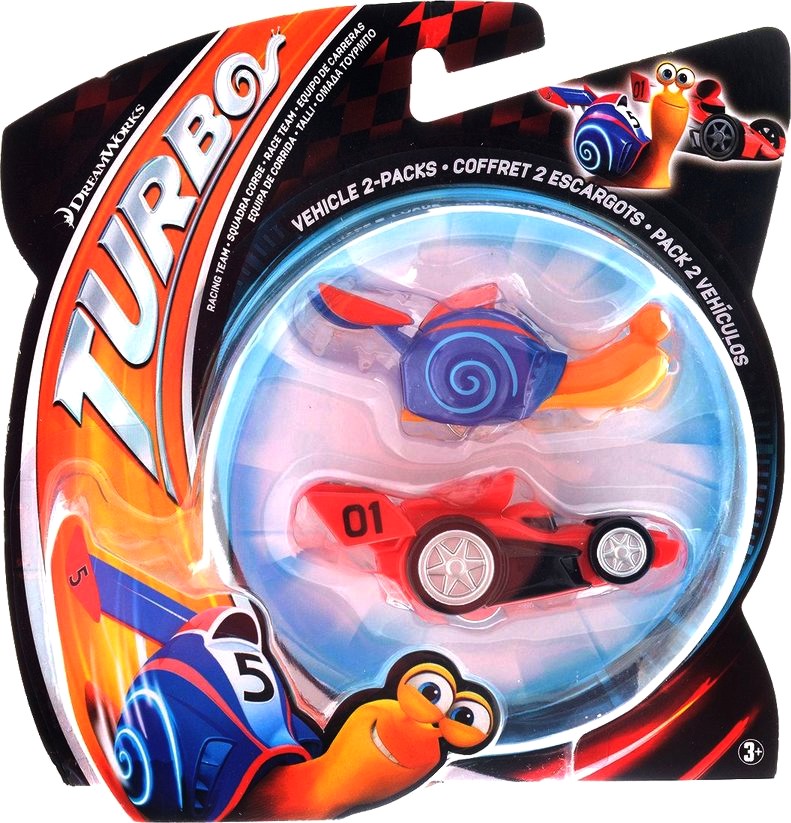  Mattel Turbo vs Adrenalode Race car -    - 
