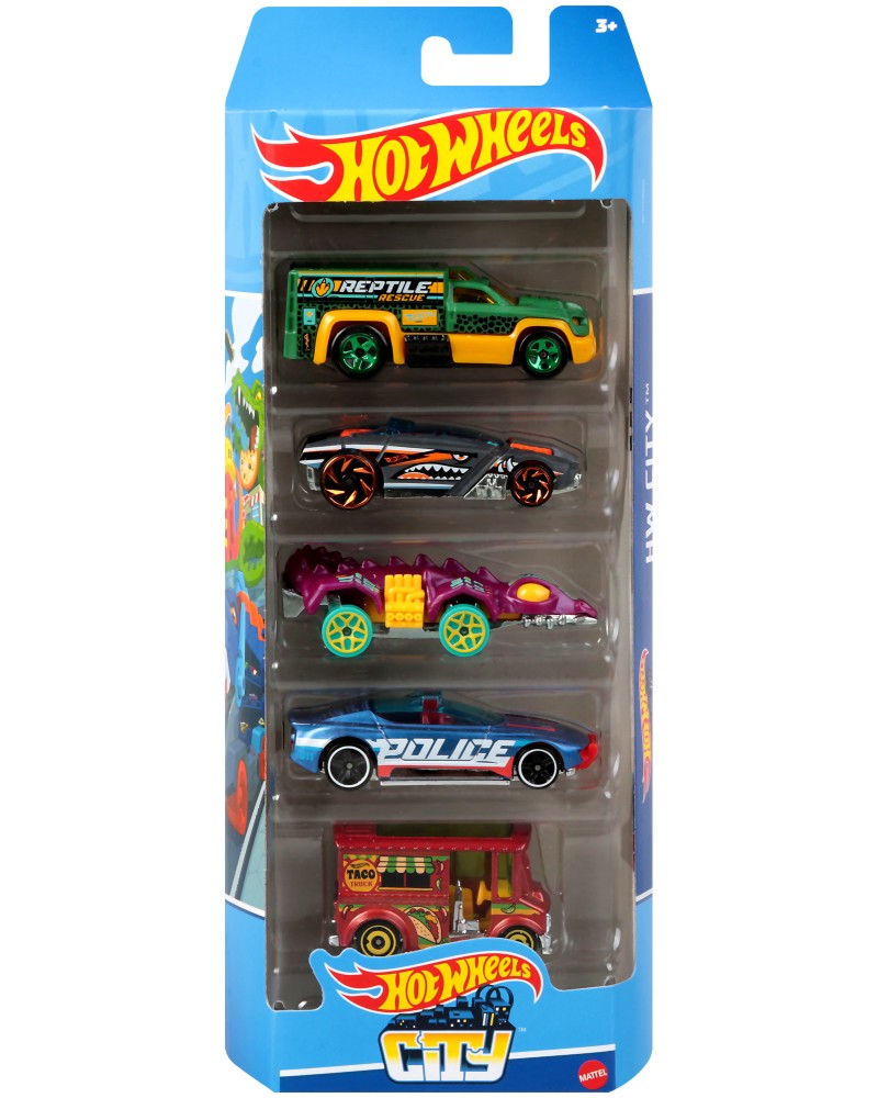 5   Mattel - City -   Hot Wheels - 