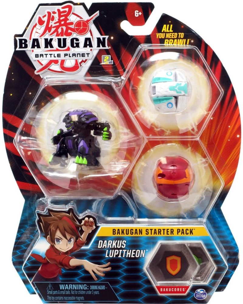 Bakugan Battle Planet - Darkus Lupitheon -   3     - 