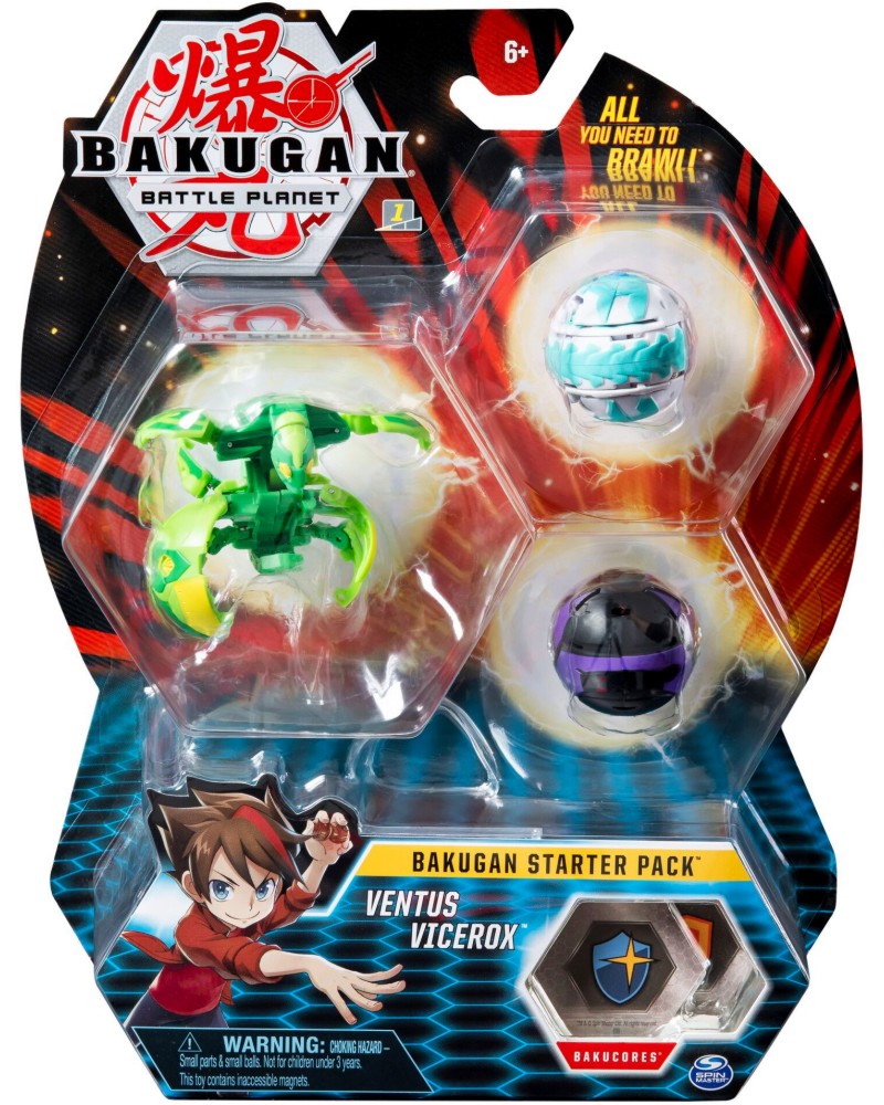 Bakugan Battle Planet - Ventus Vicerox -   3     - 