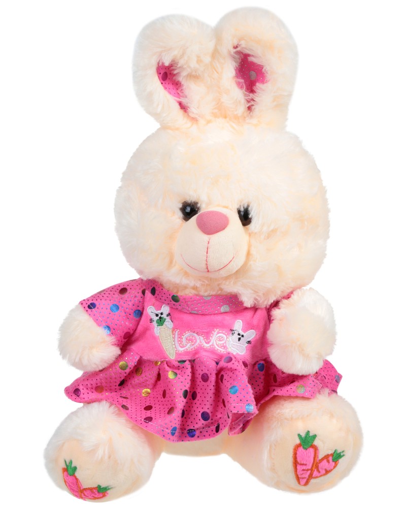 Зайче с рокля Зайче с рокля - Плюшена играчка - играчка