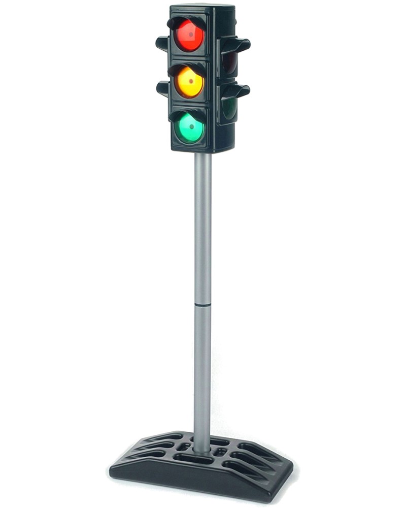 Образователна играчка Klein - Светофар - С височина 72 cm, звук и светлина - играчка
