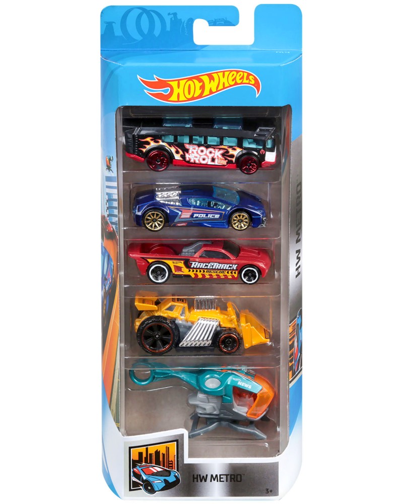 5   Mattel - Metro -   Hot Wheels - 