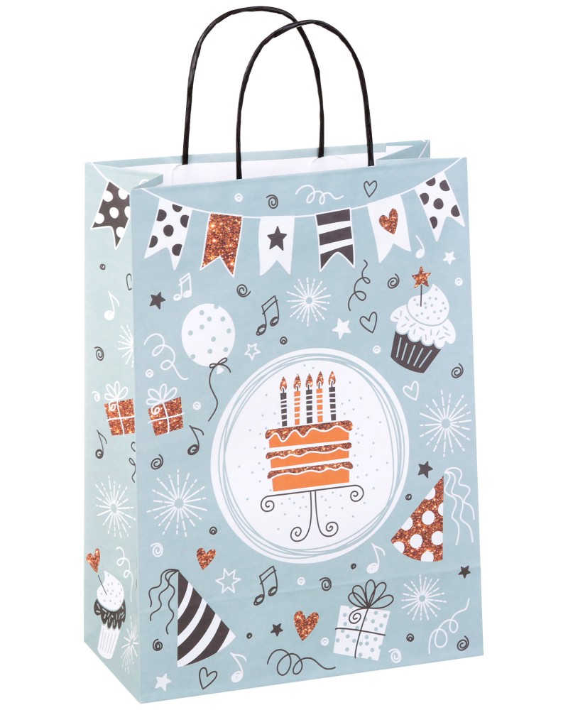 Подаръчна торбичка Торта - Unic Art Подаръчна торбичка Торта - Unic Art - С размери 24 / 33 / 12 cm - продукт