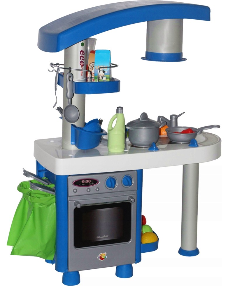 Детска кухня - Еко - С аксесоари - играчка