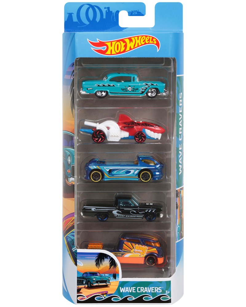 5   Mattel - Wave Cravers -   Hot Wheels - 