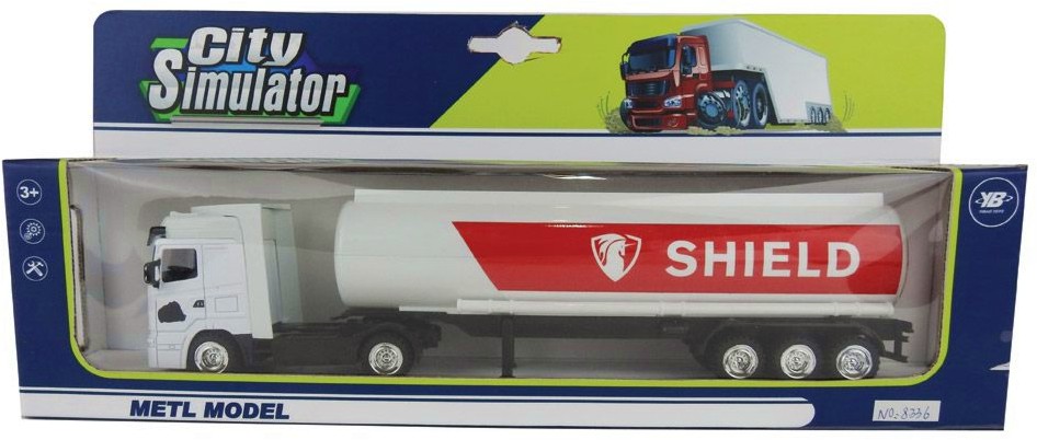 Детски камион с цистерна Детски камион с цистерна - От серията City Simulator - играчка