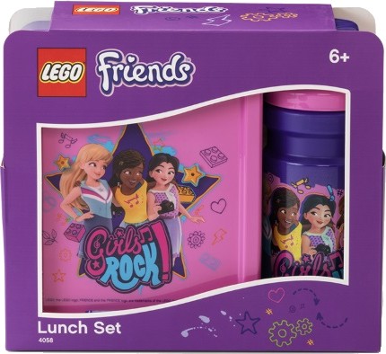 Кутия за храна и бутилка LEGO Girls Rock - От серията "LEGO Friends" - кутия за храна