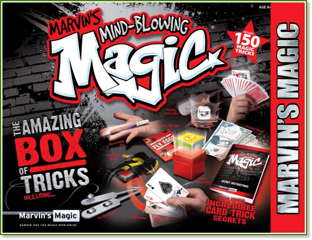 150 главозамайващи трикове - Комплект за фокуси с карти - играчка