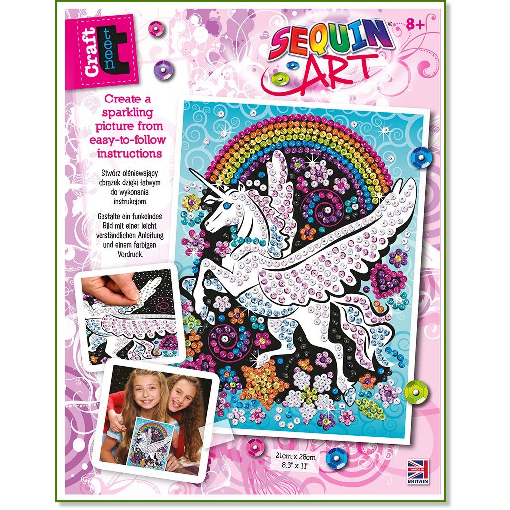     Sequin Art -   -     Craft Teen -  