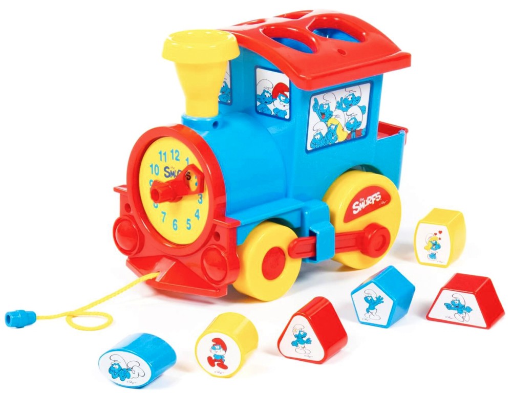 Сортер Локомотив - The Smurfs Сортер Локомотив - The Smurfs - играчка
