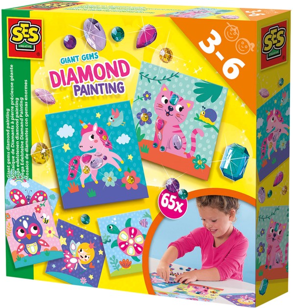 Декорирай картини с диаманти - SES Creative Декорирай картини с диаманти - SES Creative - Творчески комплект - творчески комплект