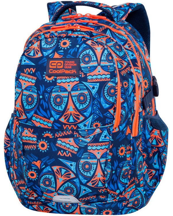Ученическа раница Cool Pack Factor Ученическа раница Cool Pack Factor - От серията Aztec Blue - раница
