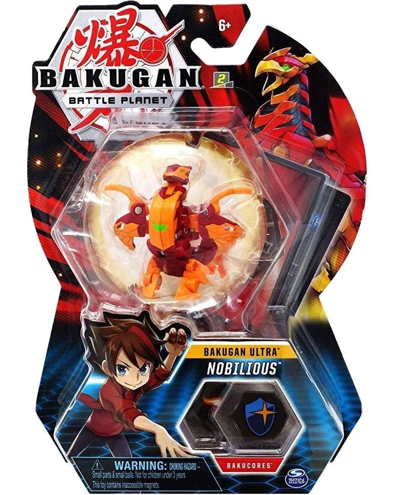 Bakugan Battle Planet - Nobilious Bakugan Battle Planet - Nobilious - Бойно топче за игра - играчка