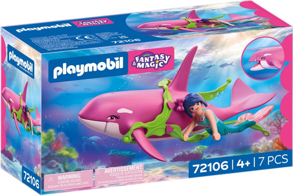Playmobil Fantasy and Magic - Косатка с русалка Playmobil Fantasy and Magic - Косатка с русалка - играчка