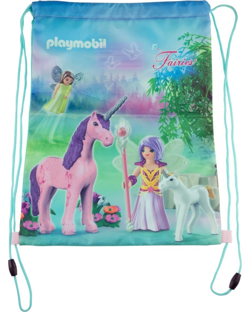 Спортна торба - Playmobil: Fairies Спортна торба - Playmobil: Fairies - детски аксесоар