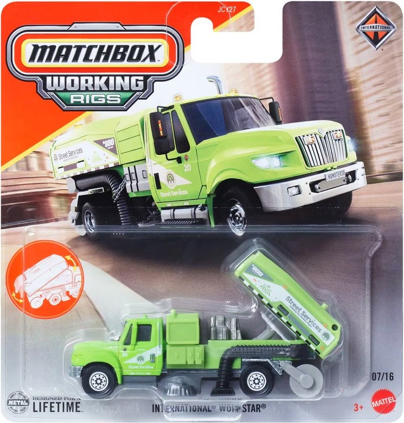 Количка International Workstar Green - Matchbox Количка International Workstar Green - Matchbox - количка