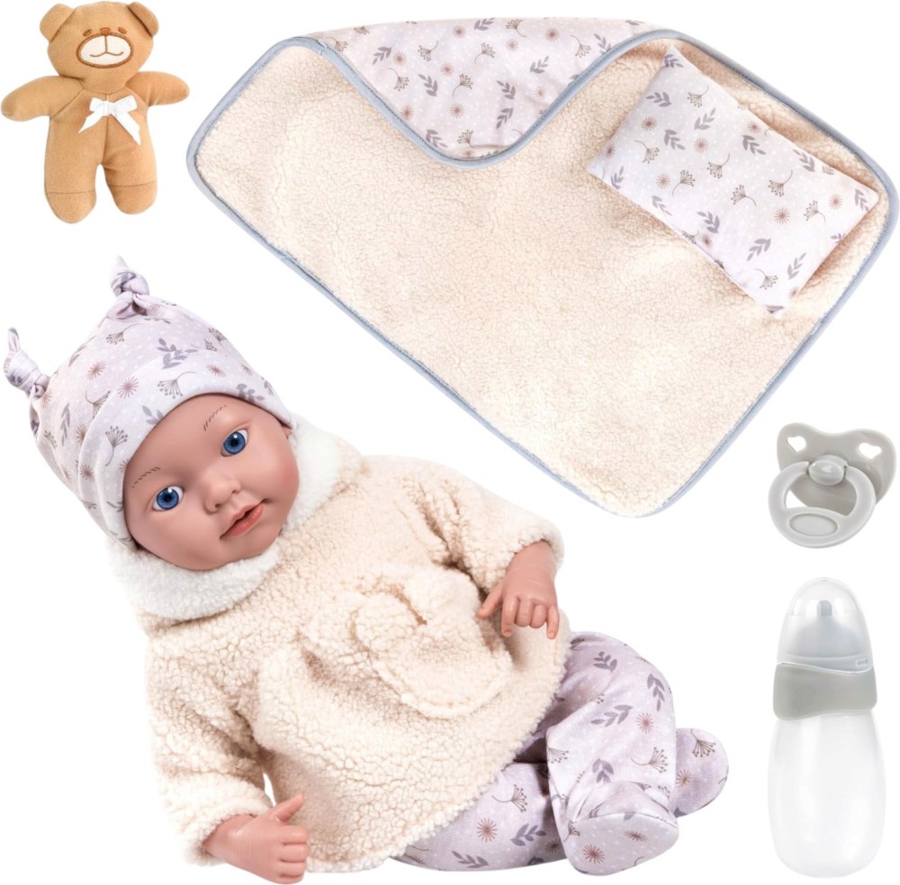 Кукла бебе Reborn Bayer Design Кукла бебе Reborn Bayer Design - С височина 38 cm - кукла
