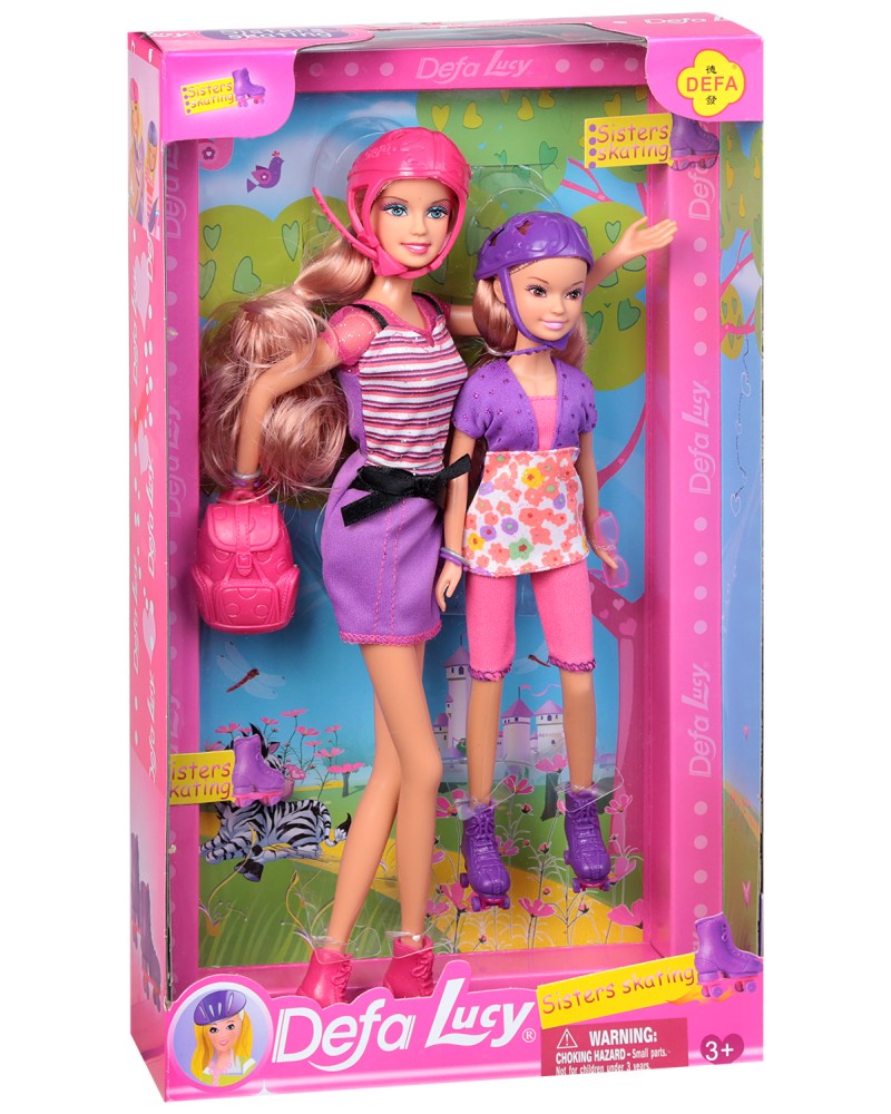Кукли сестри кънкьорки - Defa - От серията Lucy - кукла