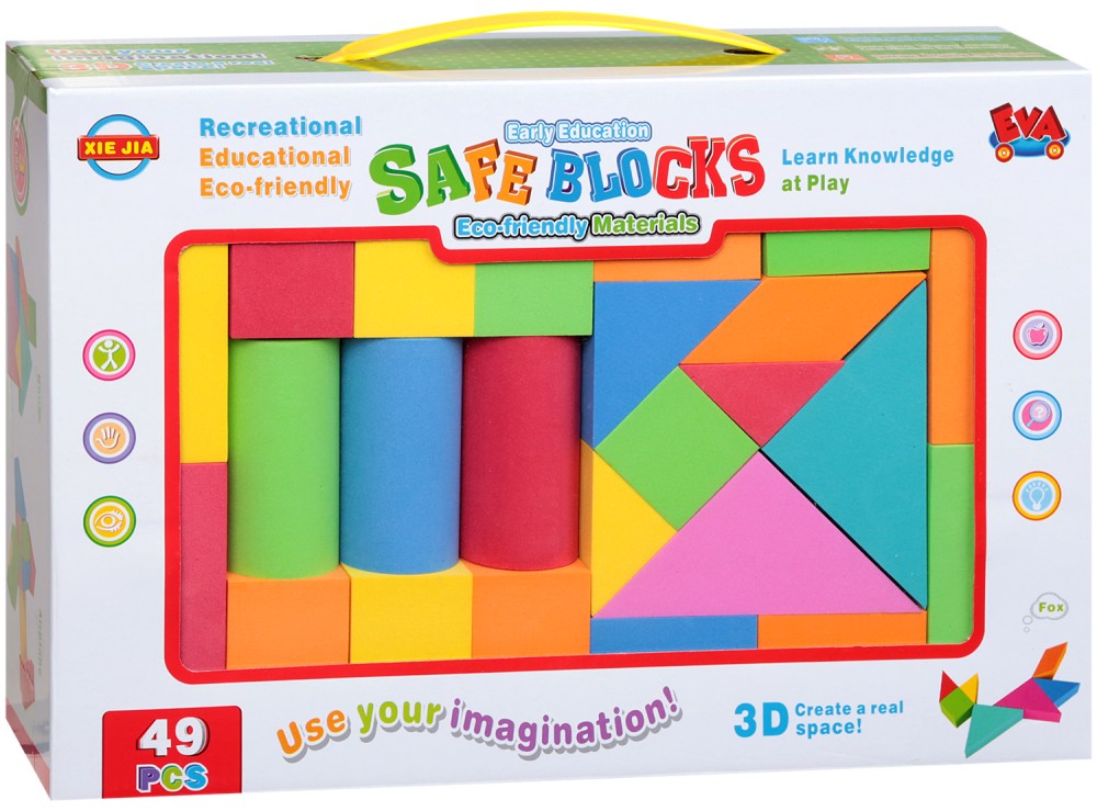 Мек конструктор от EVA пяна Мек конструктор от EVA пяна - играчка