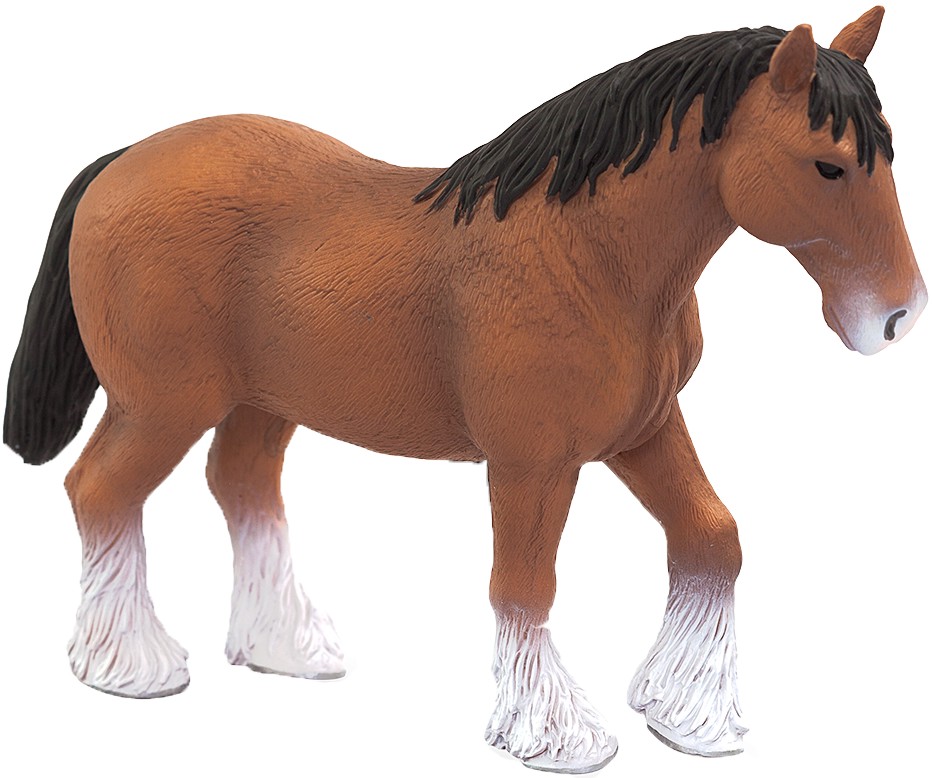 Фигурка на Клайдесдейл жребче Mojo - От серията Horses - фигура