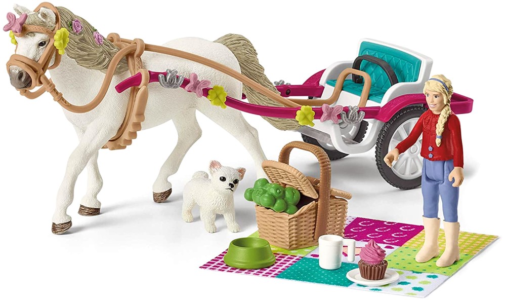 Фигурки за игра Карета за Конно шоу - Schleich Фигурки за игра Карета за Конно шоу - Schleich - От серията Horse Club - фигура