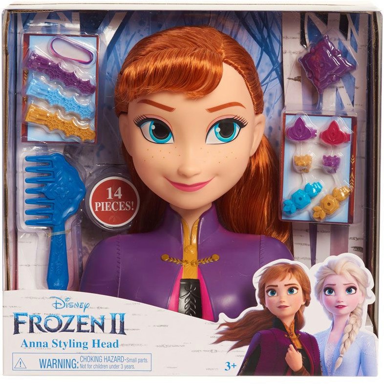 Модел за прически - Анна - С аксесоари на тема Замръзналото кралство - играчка