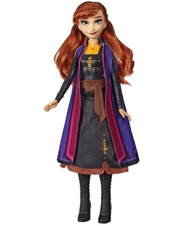 Кукла Анна със светеща рокля - Hasbro - На тема Замръзналото кралство - кукла