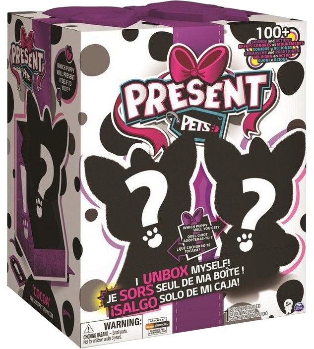   Present Pets: Rainbow Glitter - Spin Master -      - 