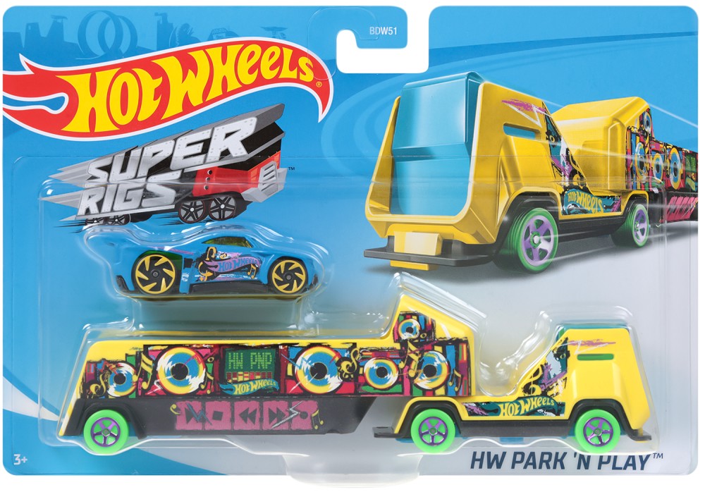     Mattel - Super Rigs HW Park 'n Play -   Hot Wheels - 