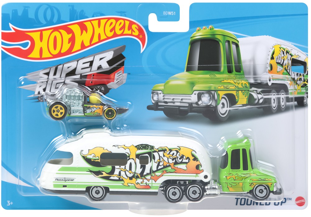     Mattel - Super Rigs Tooned Up -   Hot Wheels - 
