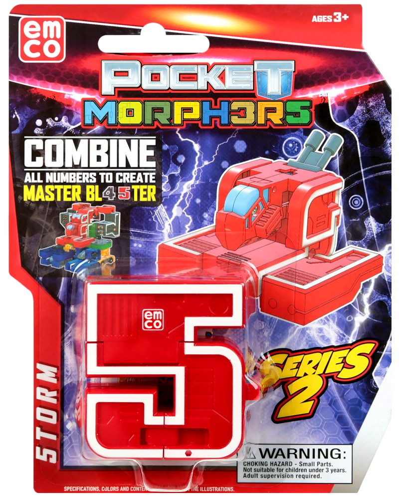   5 Emco Toys -   Pocket Morphers - 