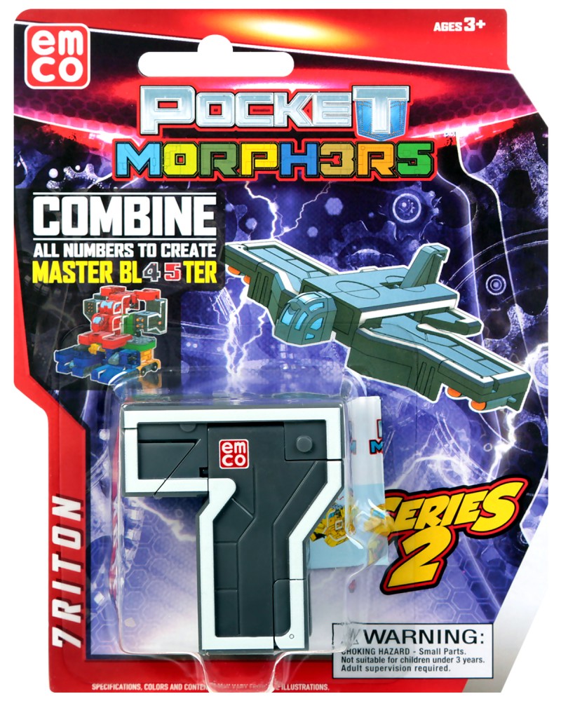 Джобен трансформър 7 Emco Toys Джобен трансформър 7 Emco Toys - От серията Pocket Morphers - играчка
