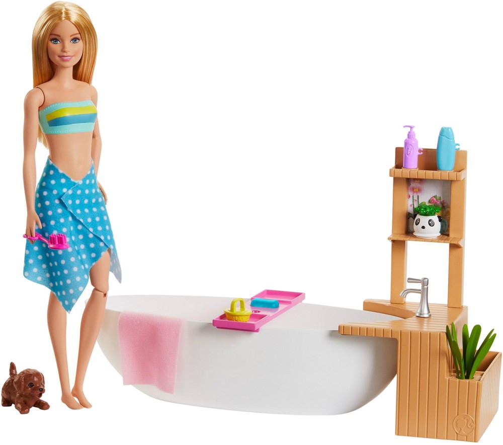 Кукла Барби с вана - Mattel - На тема Barbie - играчка